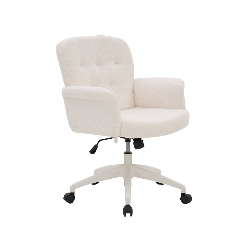 Lambskin fabric Modern Home Office Desk Chair