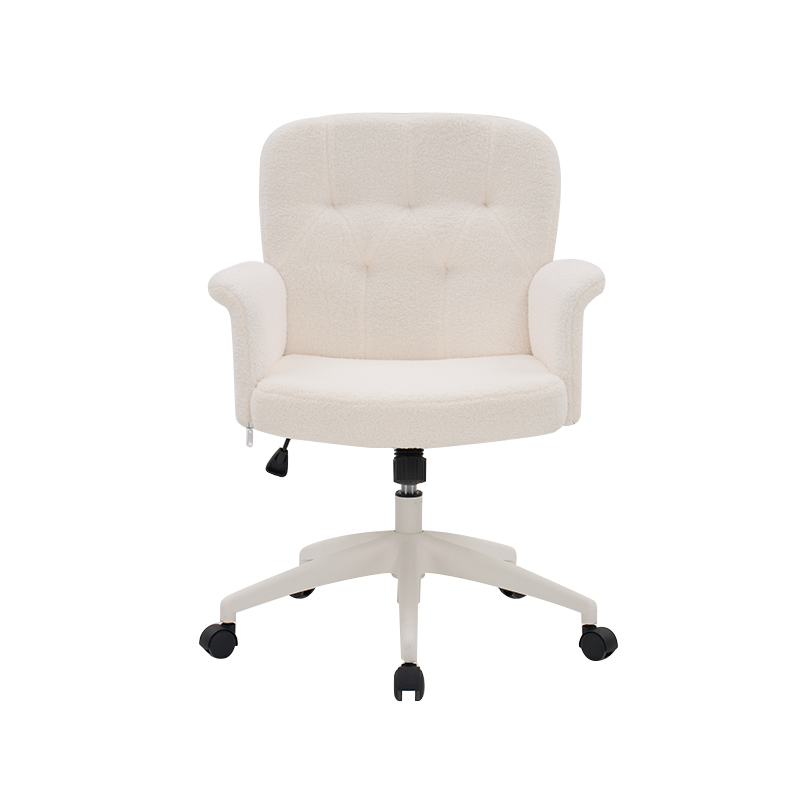 Lambskin fabric Modern Home Office Desk Chair