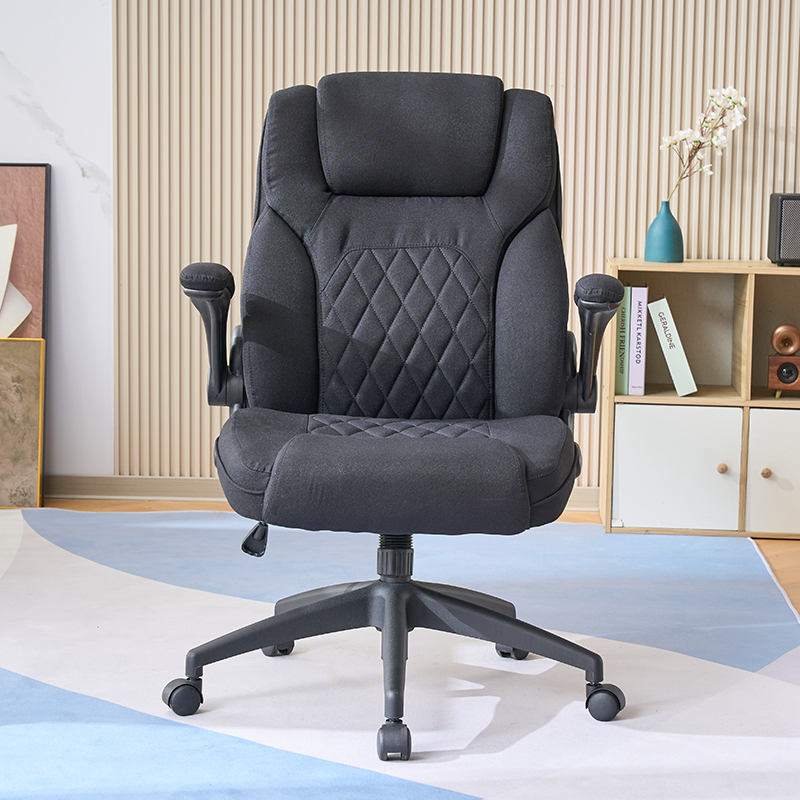 Ergonomic Computer Desk Chair with Flip-up Armrests